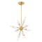 Designers Fountain Star Dust 60 Watt 8-Light Brushed Gold Mid-Century Modern Pendant Light with Natural Marble Accents D304C-15P-BG - alternate 7
